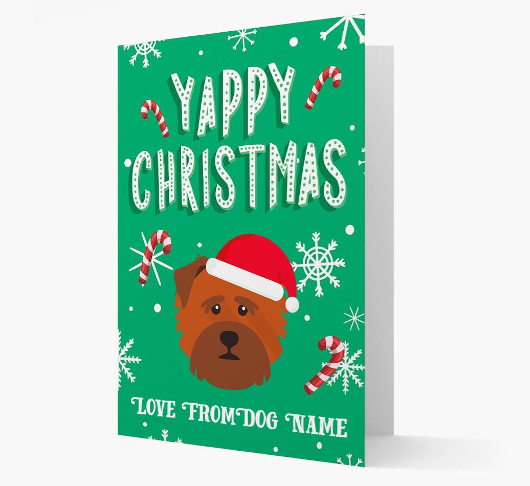 Yappy Christmas: Personalized {breedFullName} Christmas Card