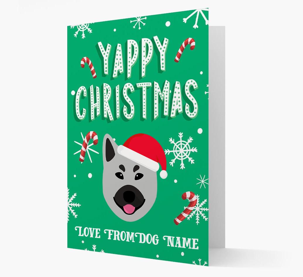 Yappy Christmas: Personalised {breedFullName} Christmas Card