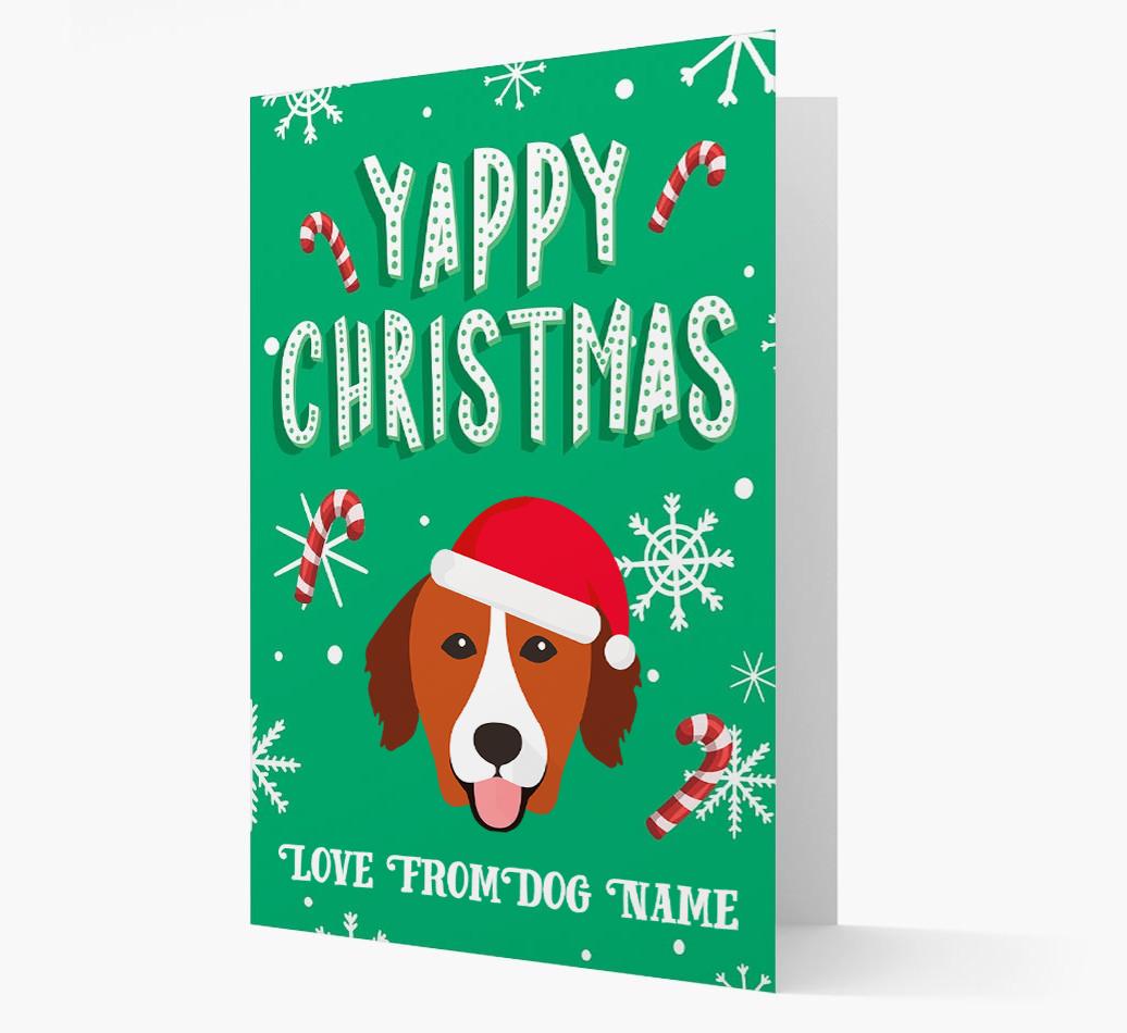 Yappy Christmas: Personalised {breedFullName} Christmas Card