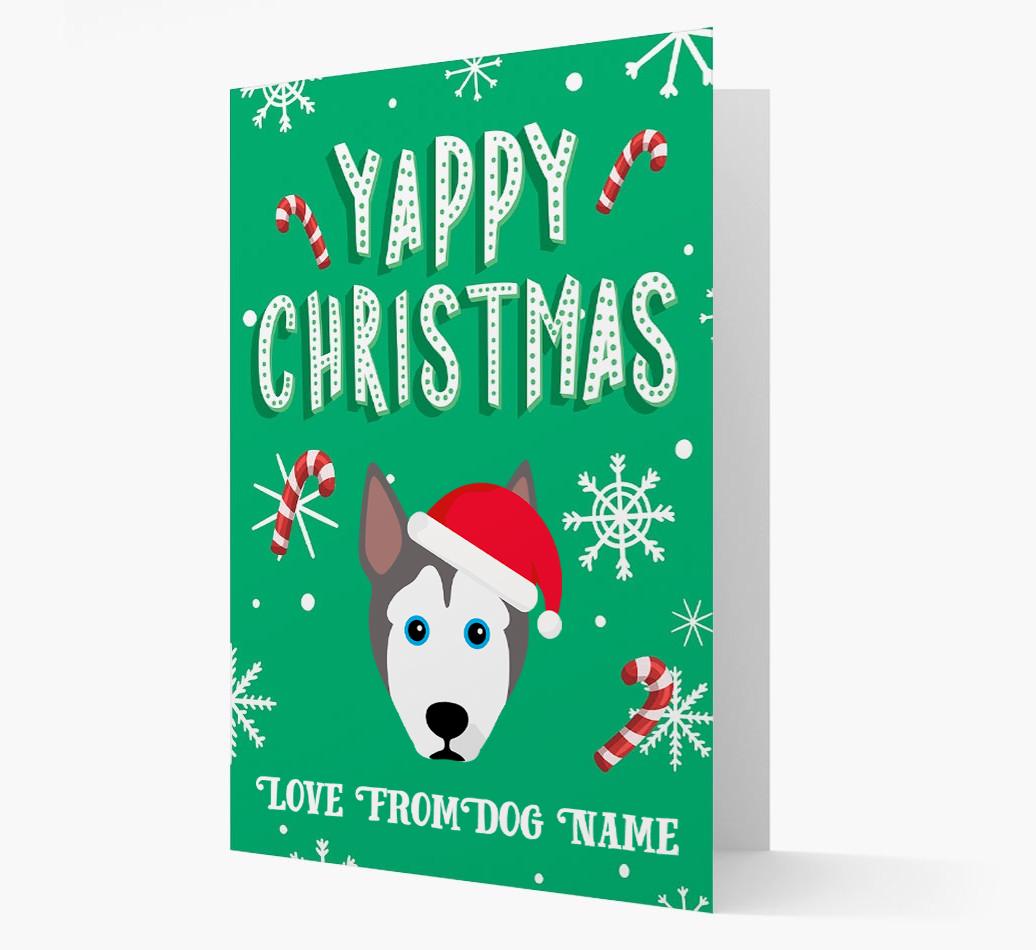 Yappy Christmas: Personalized {breedFullName} Christmas Card
