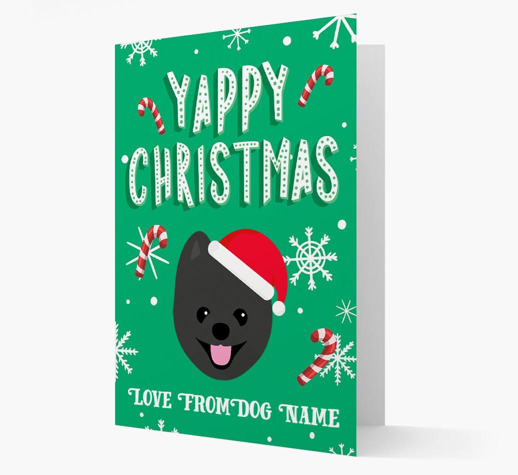 Yappy Christmas: Personalized {breedFullName} Christmas Card