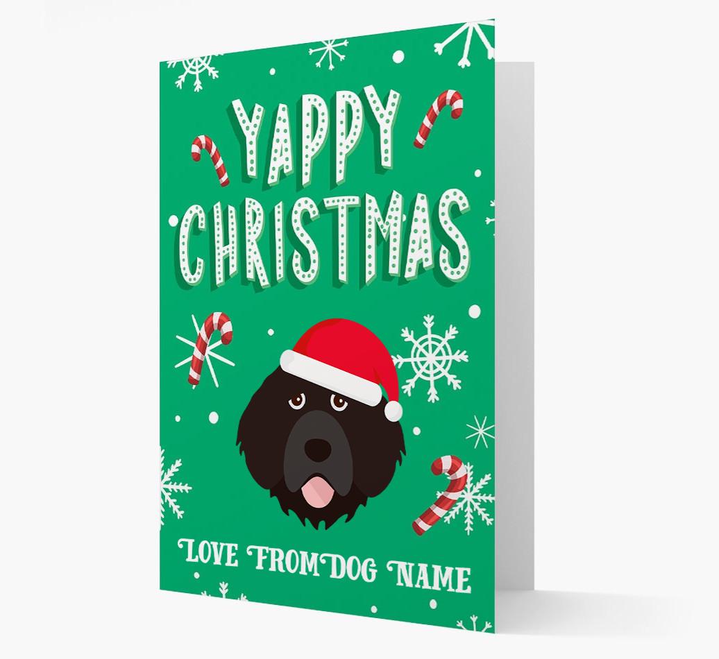 Yappy Christmas: Personalized {breedFullName} Christmas Card