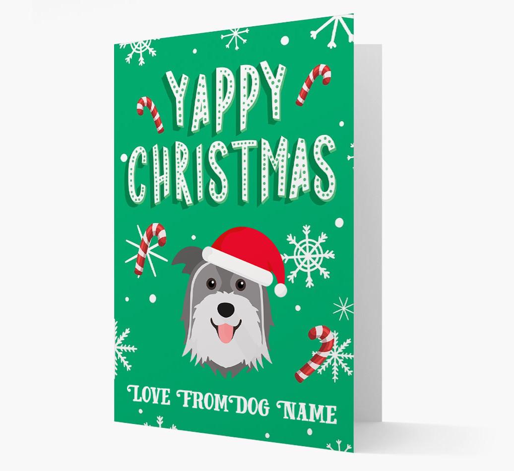 Yappy Christmas: Personalized {breedFullName} Christmas Card