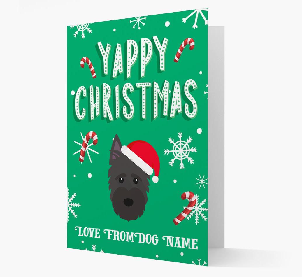 Yappy Christmas: Personalized {breedFullName} Christmas Card