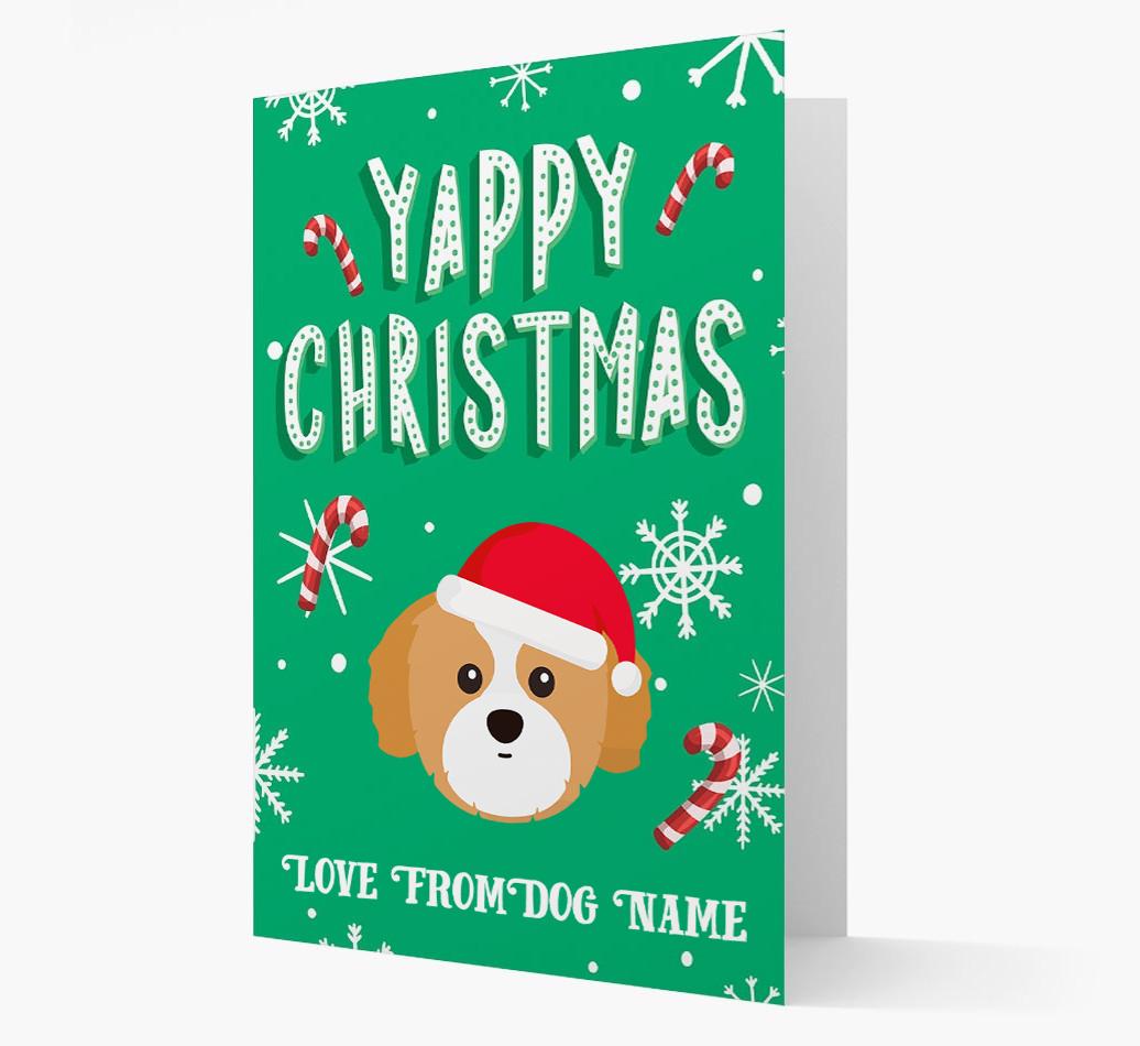 Yappy Christmas: Personalized {breedFullName} Christmas Card