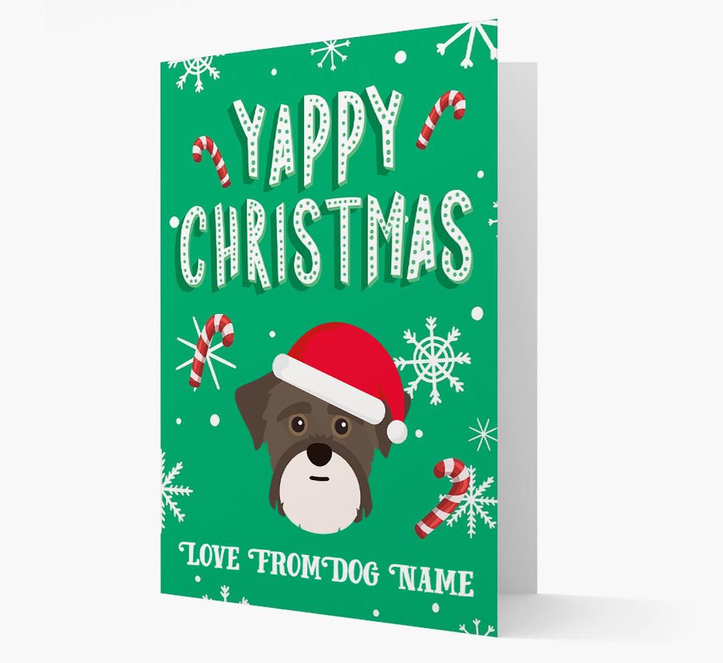 Yappy Christmas: Personalized {breedFullName} Christmas Card