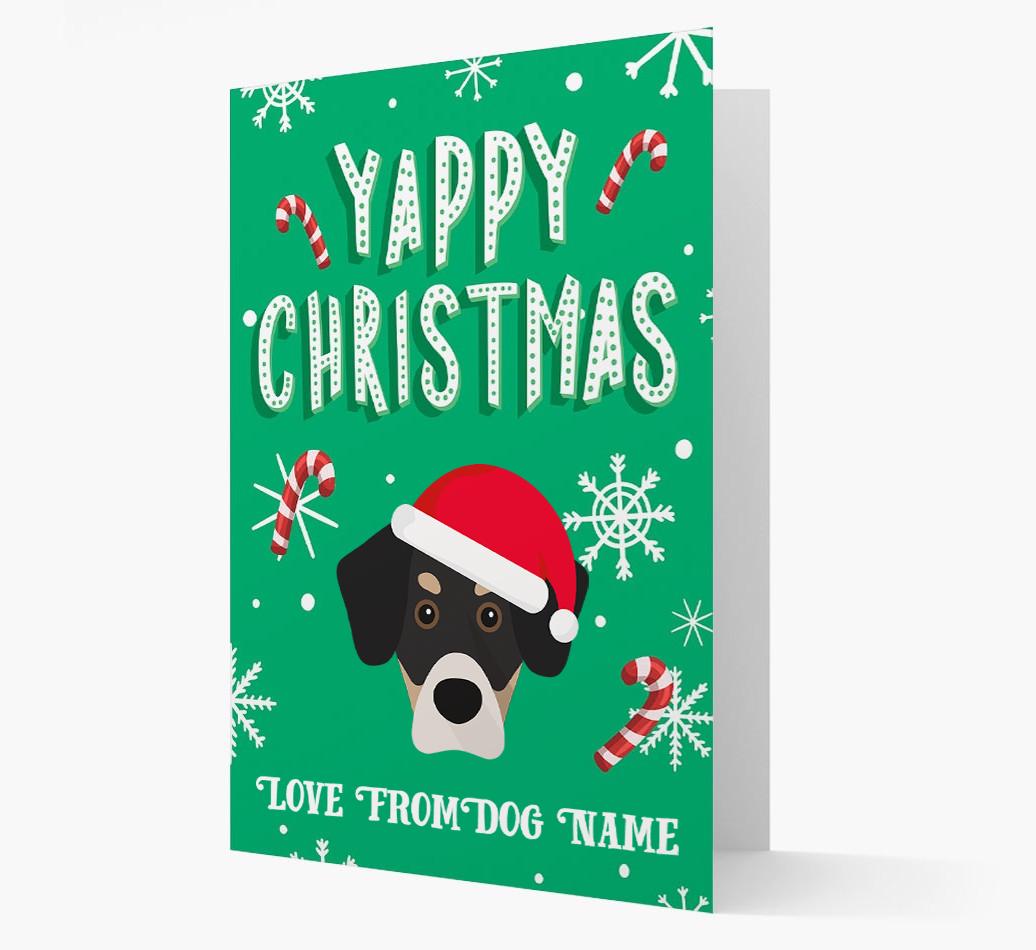 Yappy Christmas: Personalized {breedFullName} Christmas Card