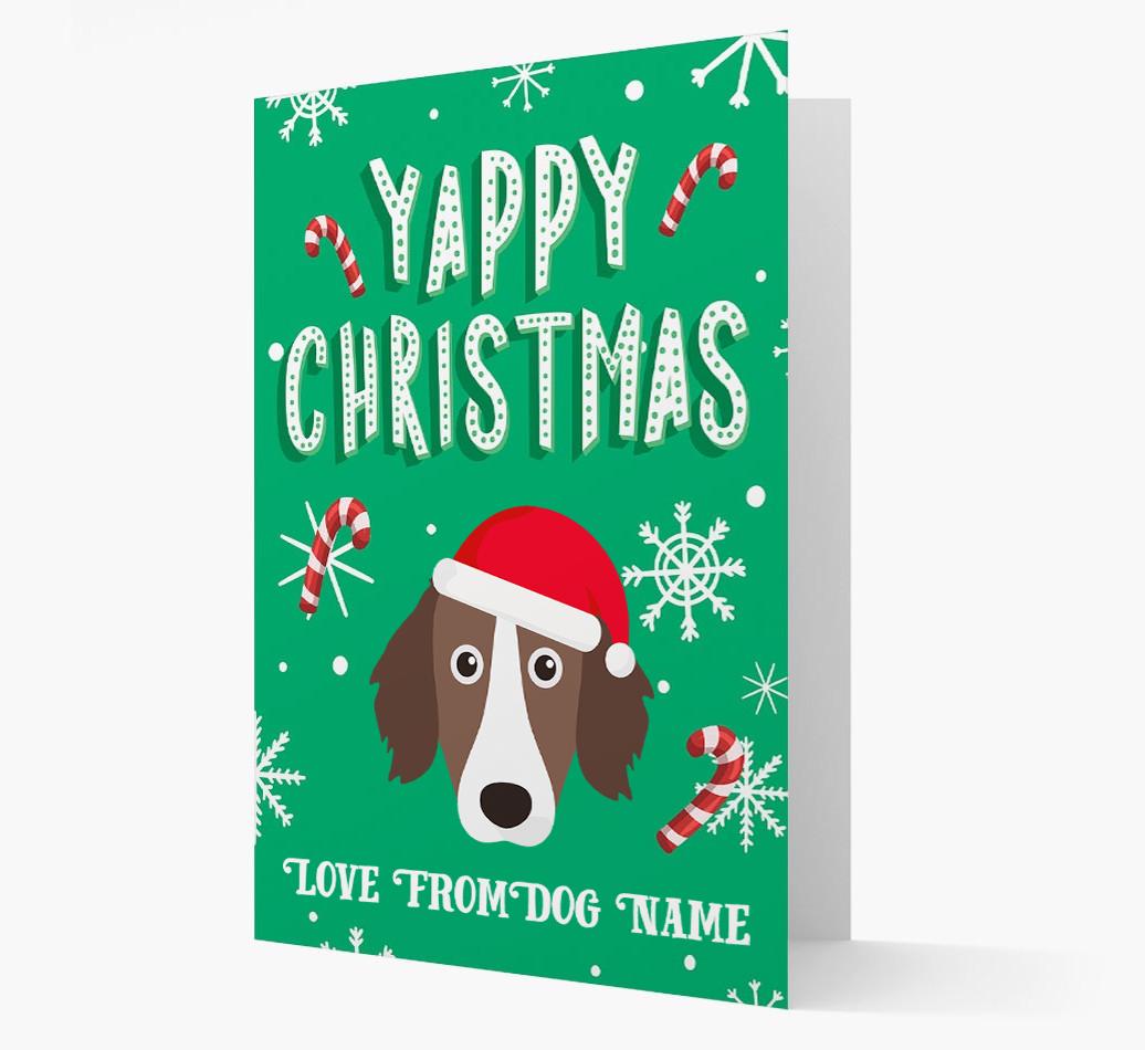 Yappy Christmas: Personalized {breedFullName} Christmas Card