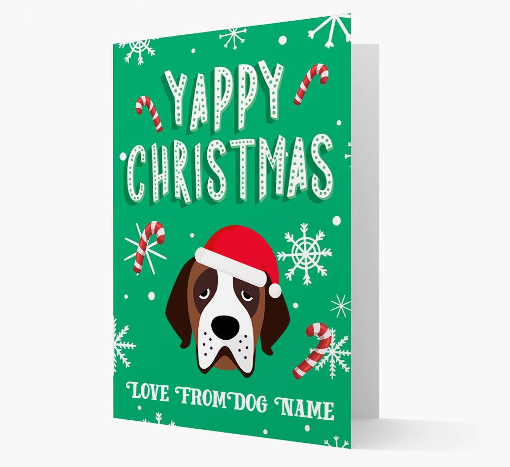 Yappy Christmas: Personalized {breedFullName} Christmas Card