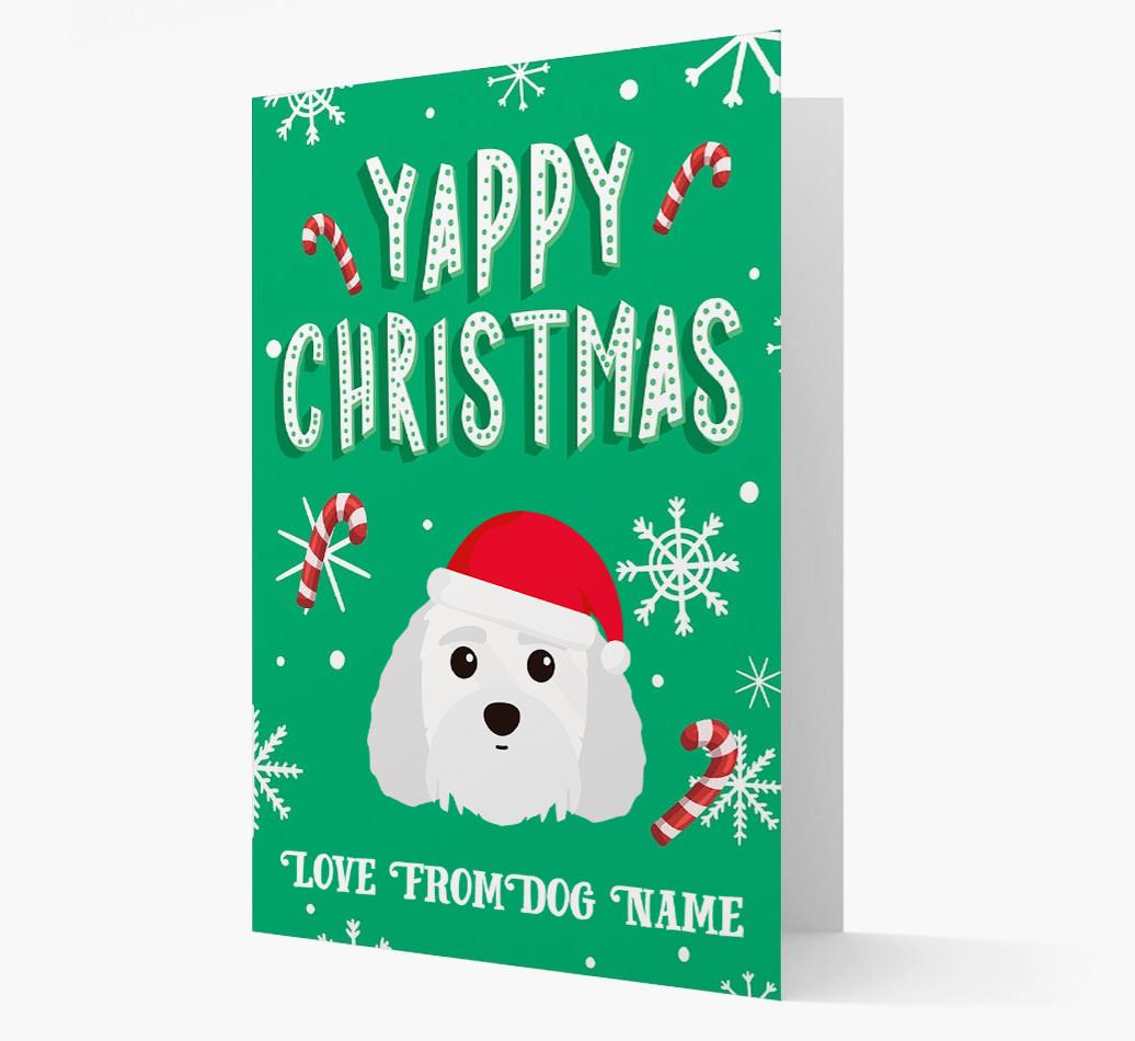 Yappy Christmas: Personalized {breedFullName} Christmas Card