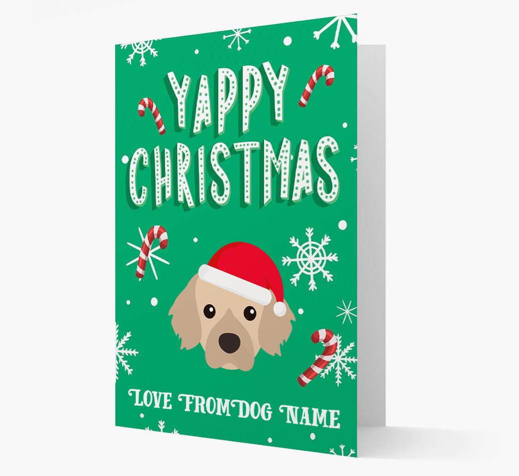 Yappy Christmas: Personalized {breedFullName} Christmas Card