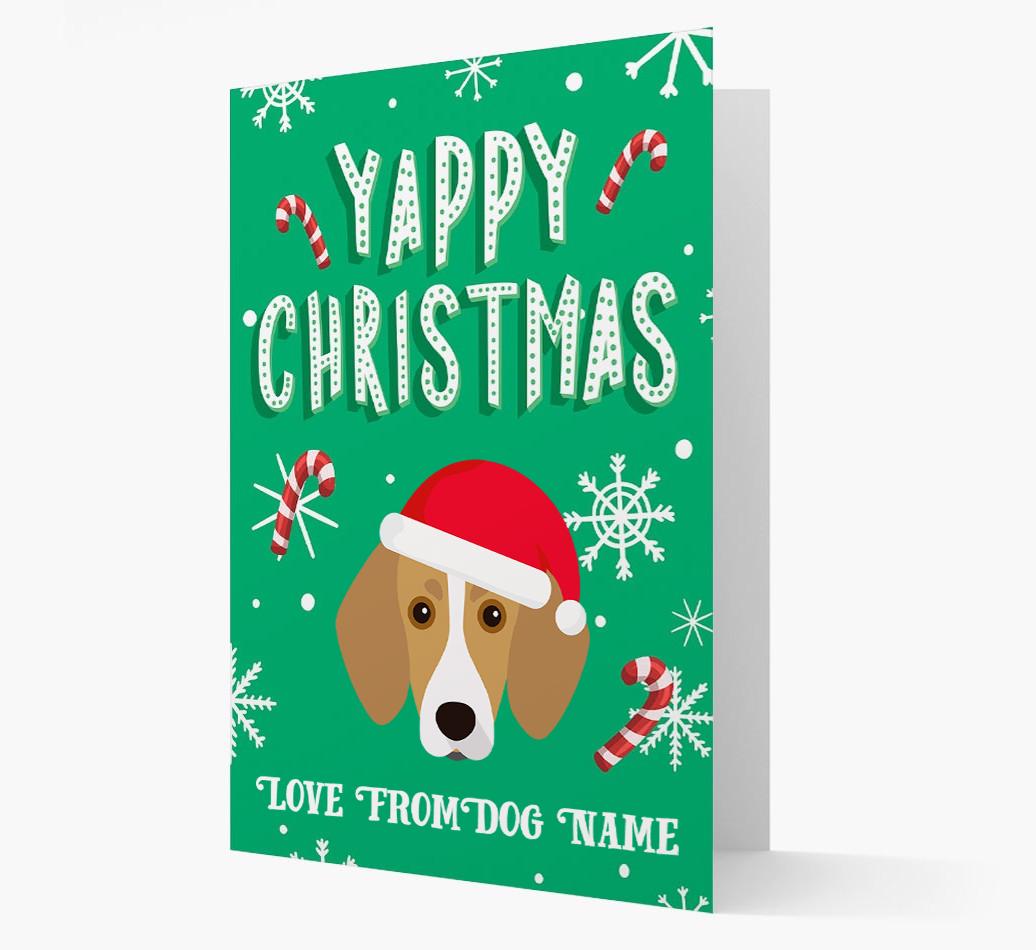 Yappy Christmas: Personalized {breedFullName} Christmas Card
