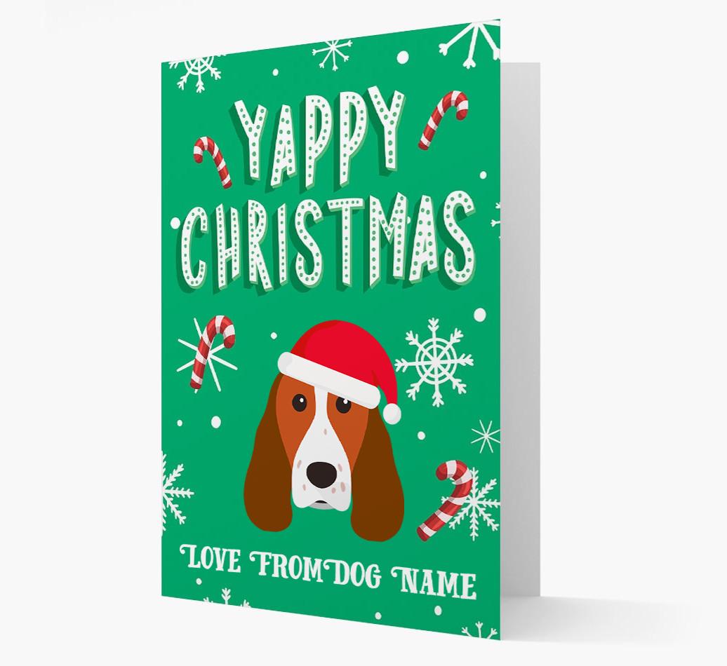 Yappy Christmas: Personalized {breedFullName} Christmas Card