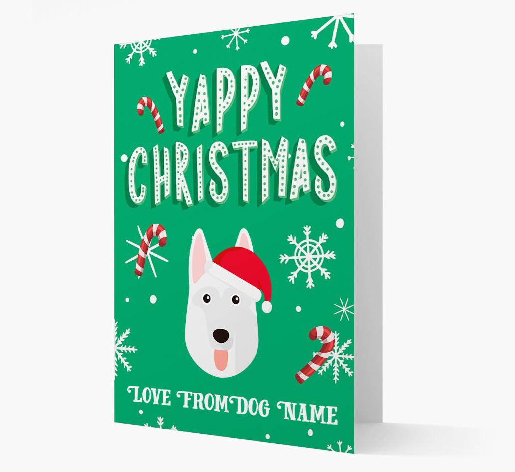 Yappy Christmas: Personalized {breedFullName} Christmas Card