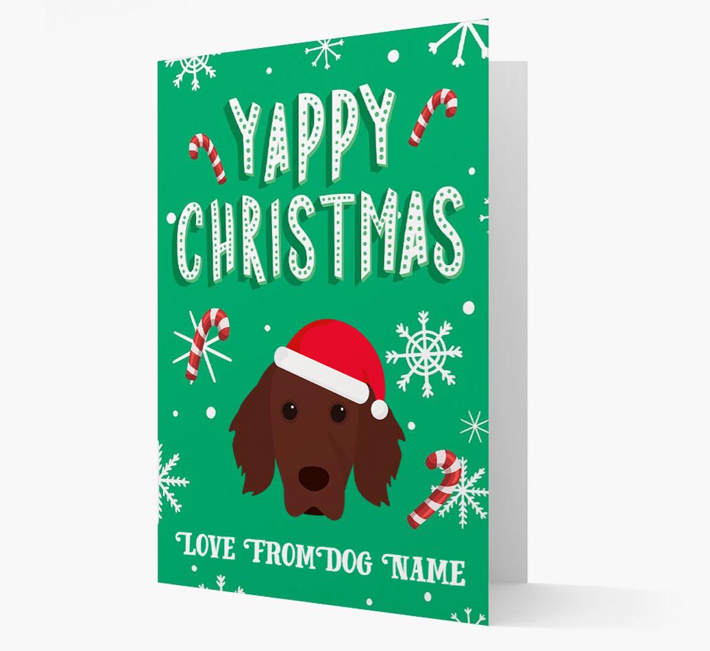 Yappy Christmas: Personalized {breedFullName} Christmas Card