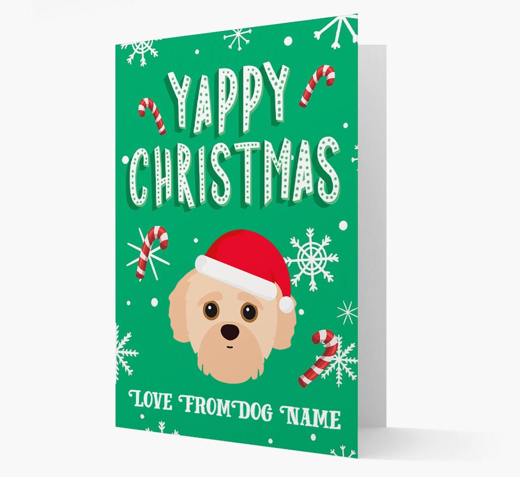 Yappy Christmas: Personalized {breedFullName} Christmas Card