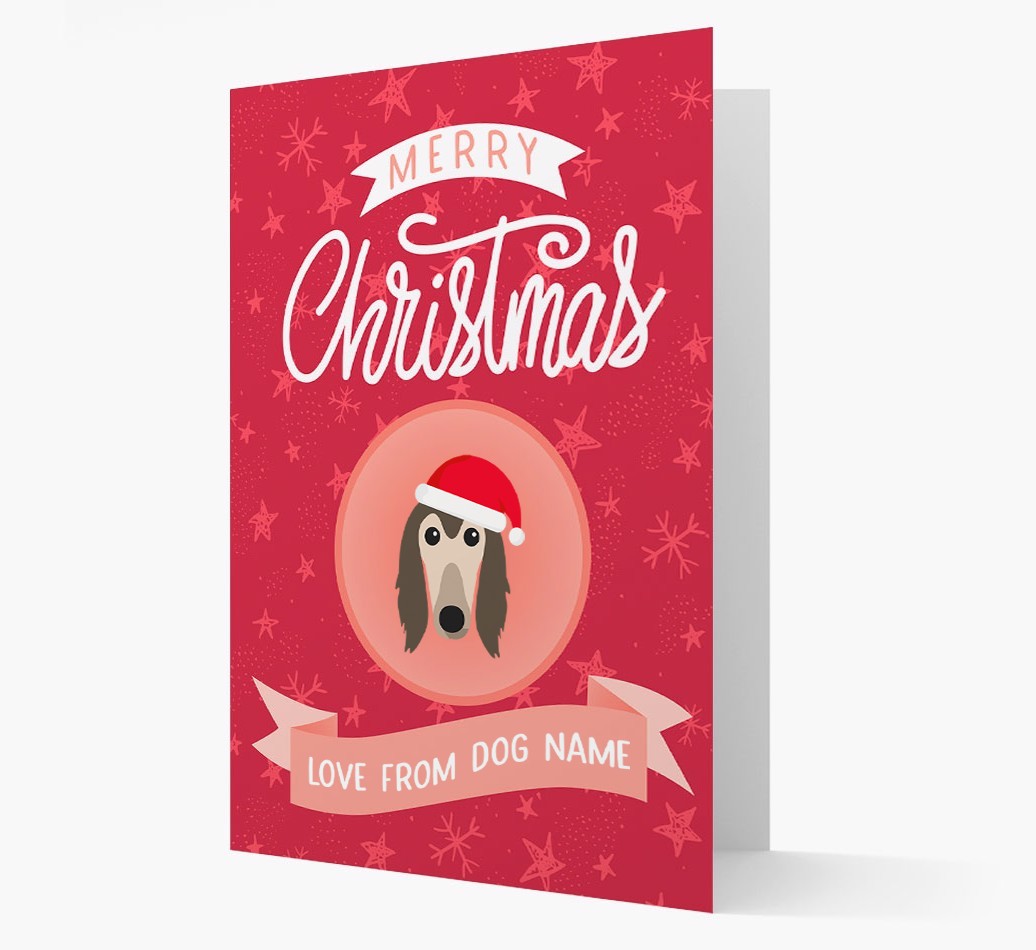 Merry Christmas: Personalized {breedFullName} Christmas Card