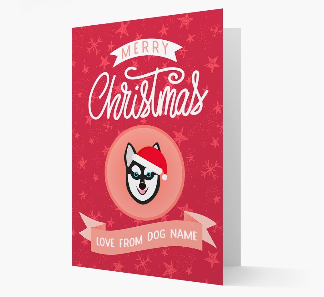 Merry Christmas: Personalized {breedFullName} Christmas Card