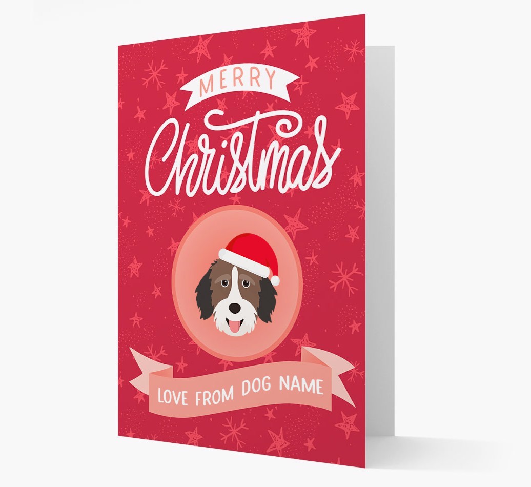 Merry Christmas: Personalized {breedFullName} Christmas Card