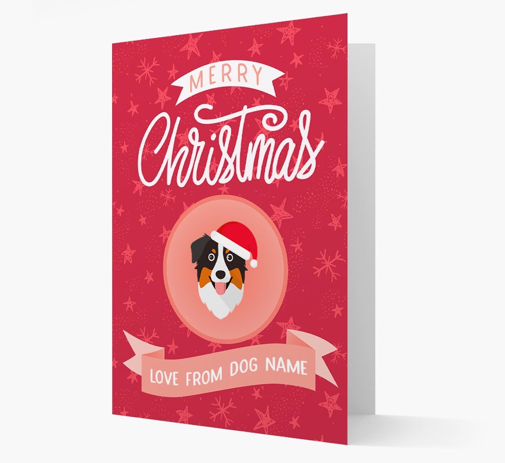 Merry Christmas: Personalised {breedFullName} Christmas Card