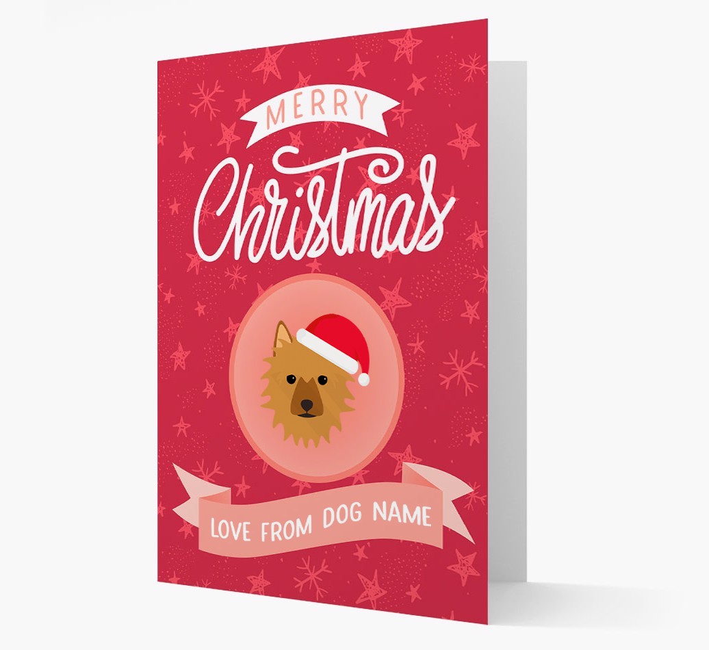 Merry Christmas: Personalized {breedFullName} Christmas Card