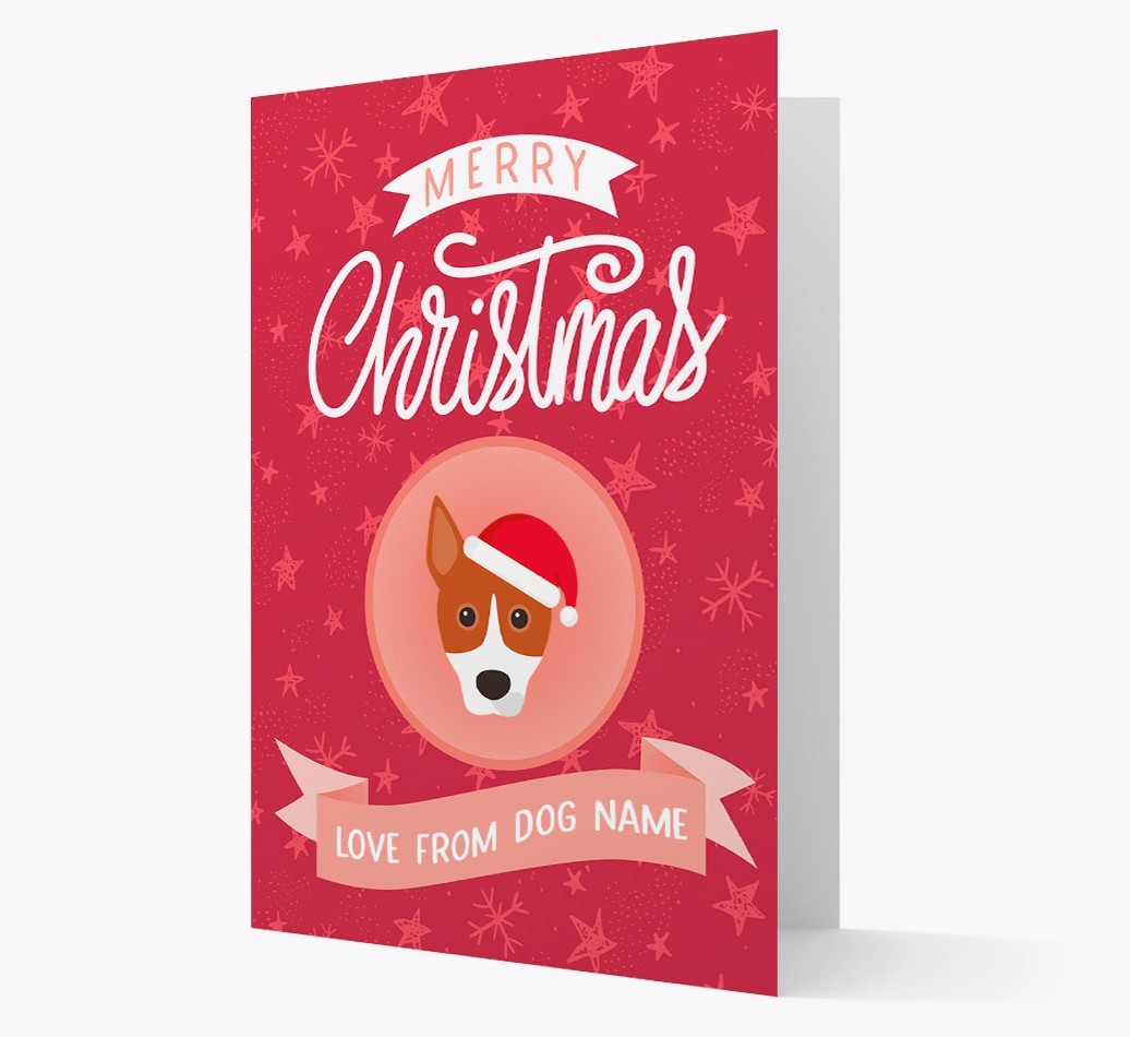 Merry Christmas: Personalized {breedFullName} Christmas Card