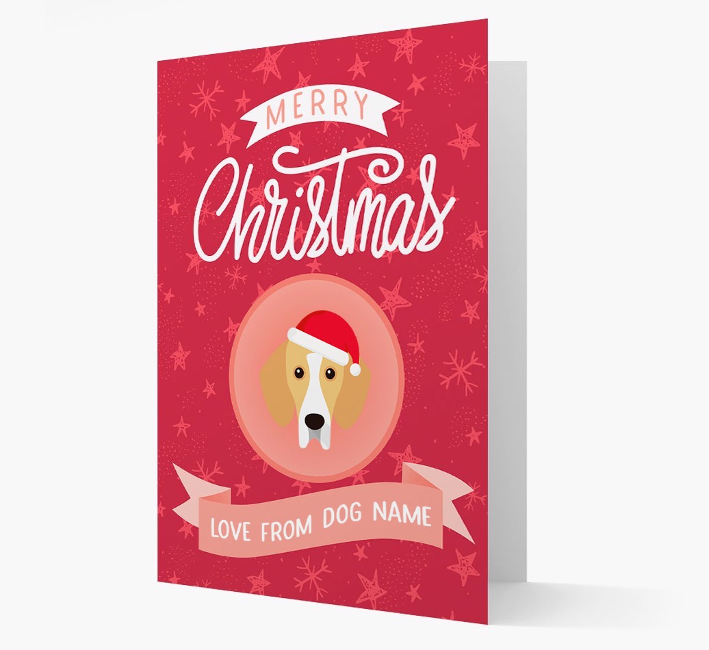 Merry Christmas: Personalized {breedFullName} Christmas Card