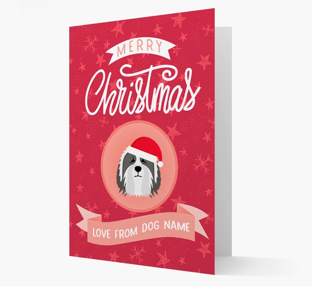 Merry Christmas: Personalized {breedFullName} Christmas Card