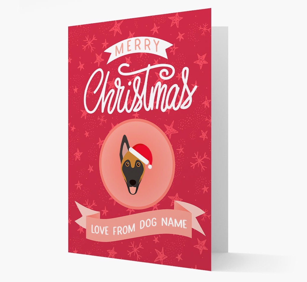 Merry Christmas: Personalized {breedFullName} Christmas Card