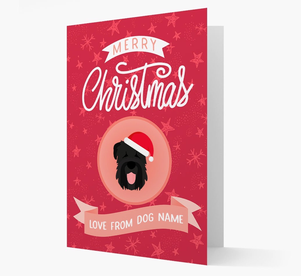 Merry Christmas: Personalized {breedFullName} Christmas Card