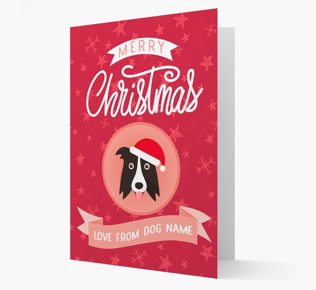 Merry Christmas: Personalized {breedFullName} Christmas Card