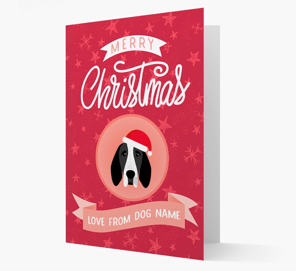 Merry Christmas: Personalised {breedFullName} Christmas Card