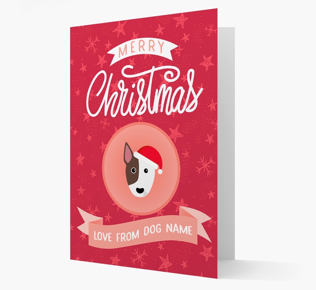 Merry Christmas: Personalised {breedFullName} Christmas Card