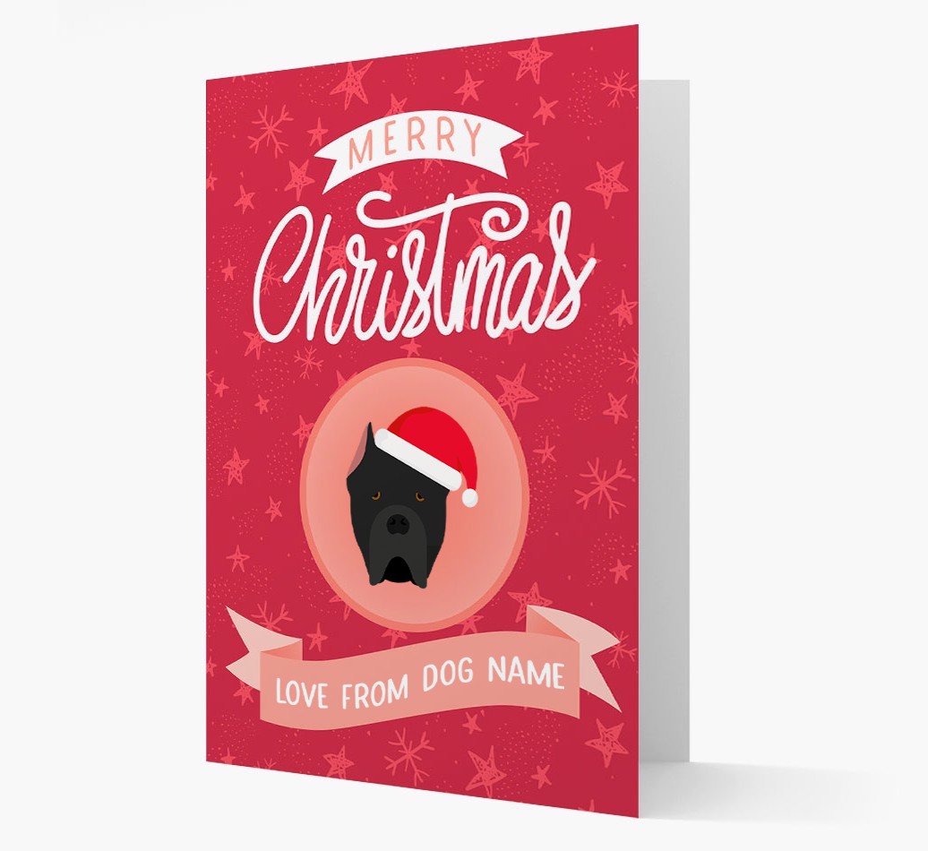 Merry Christmas: Personalized {breedFullName} Christmas Card