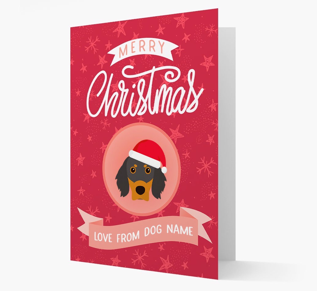 Merry Christmas: Personalized {breedFullName} Christmas Card
