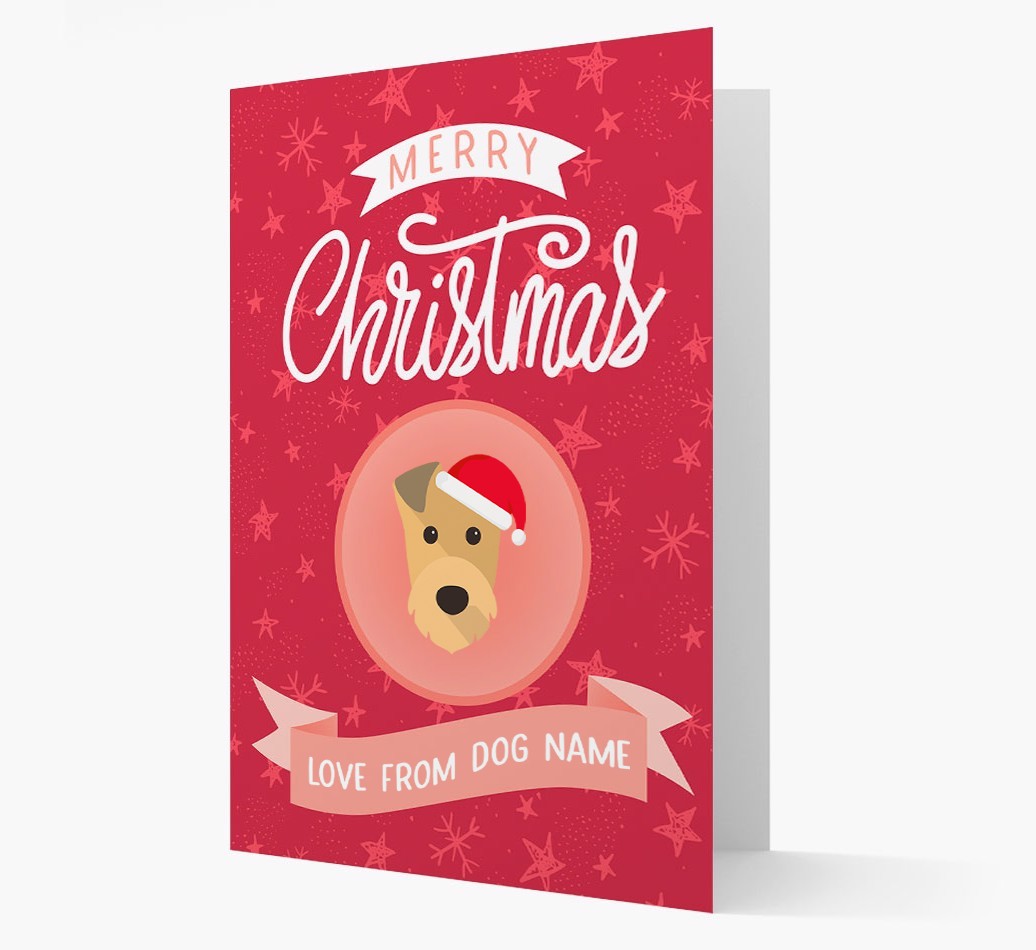 Merry Christmas: Personalized {breedFullName} Christmas Card