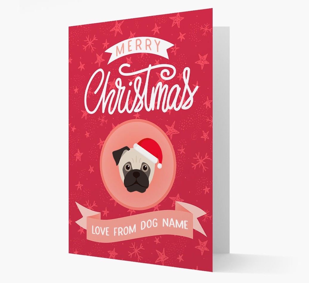Merry Christmas: Personalized {breedFullName} Christmas Card