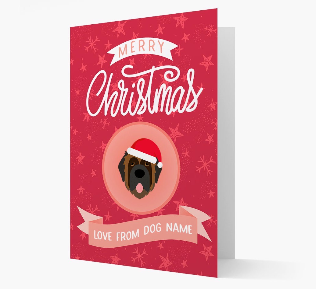 Merry Christmas: Personalized {breedFullName} Christmas Card