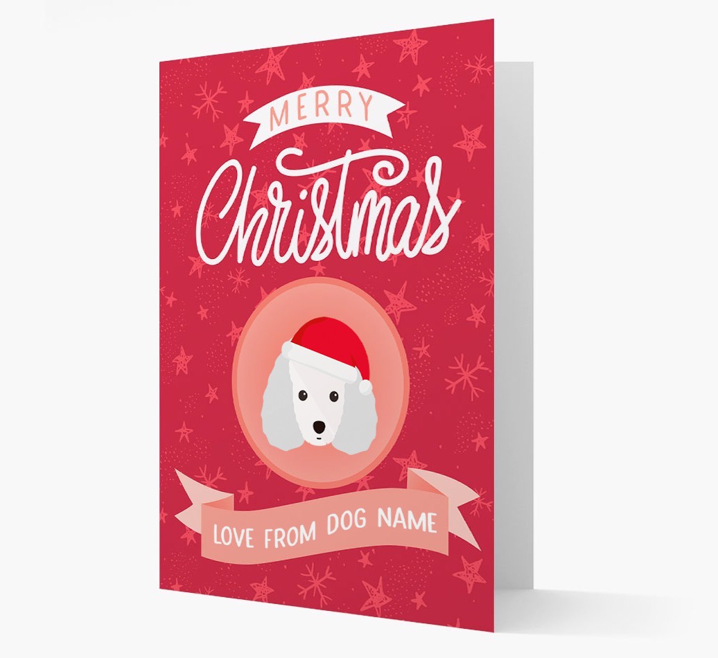 Merry Christmas: Personalized {breedFullName} Christmas Card