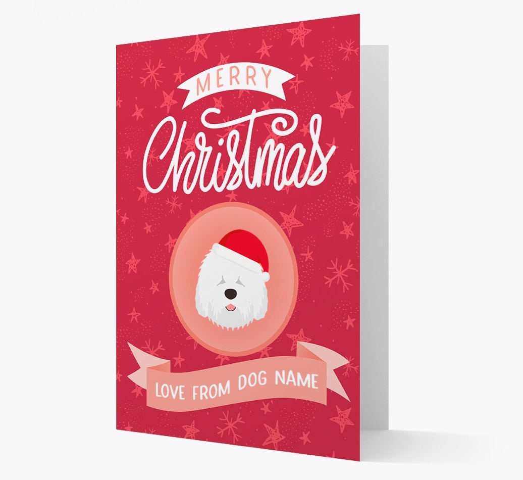 Merry Christmas: Personalised {breedFullName} Christmas Card