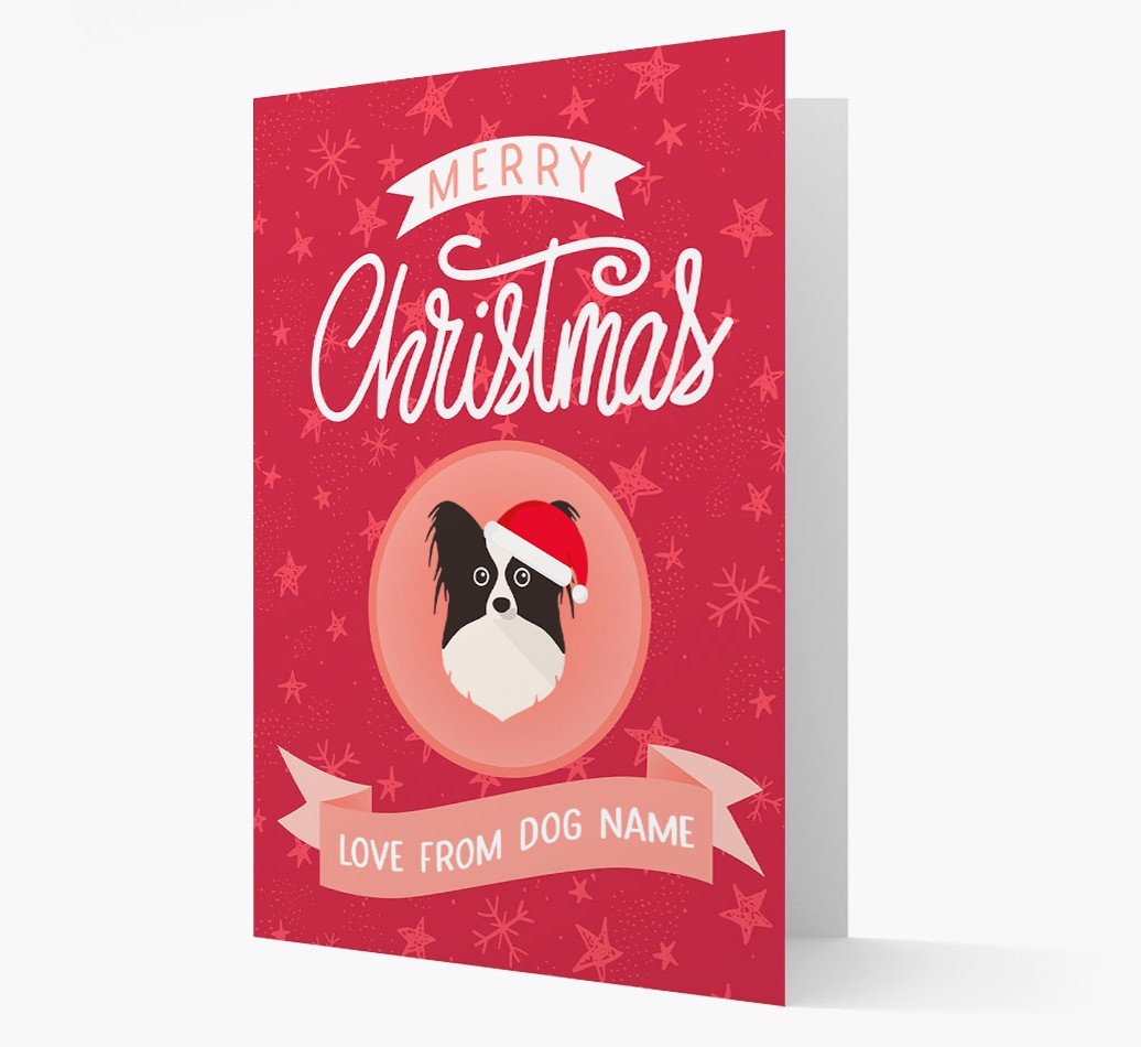 Merry Christmas: Personalized {breedFullName} Christmas Card