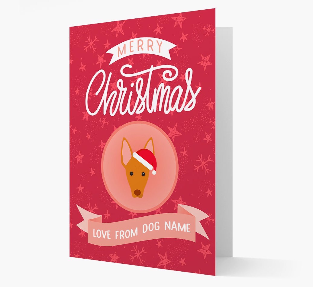 Merry Christmas: Personalized {breedFullName} Christmas Card