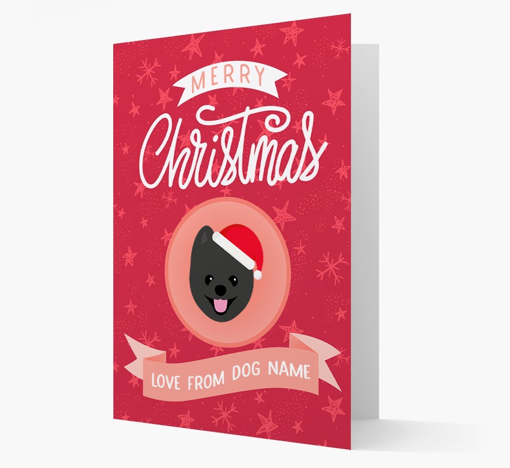 Merry Christmas: Personalised {breedFullName} Christmas Card