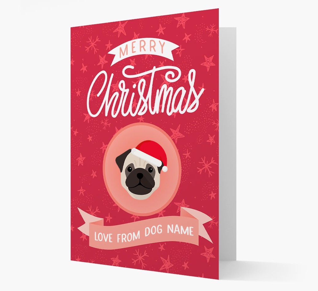 Merry Christmas: Personalized {breedFullName} Christmas Card