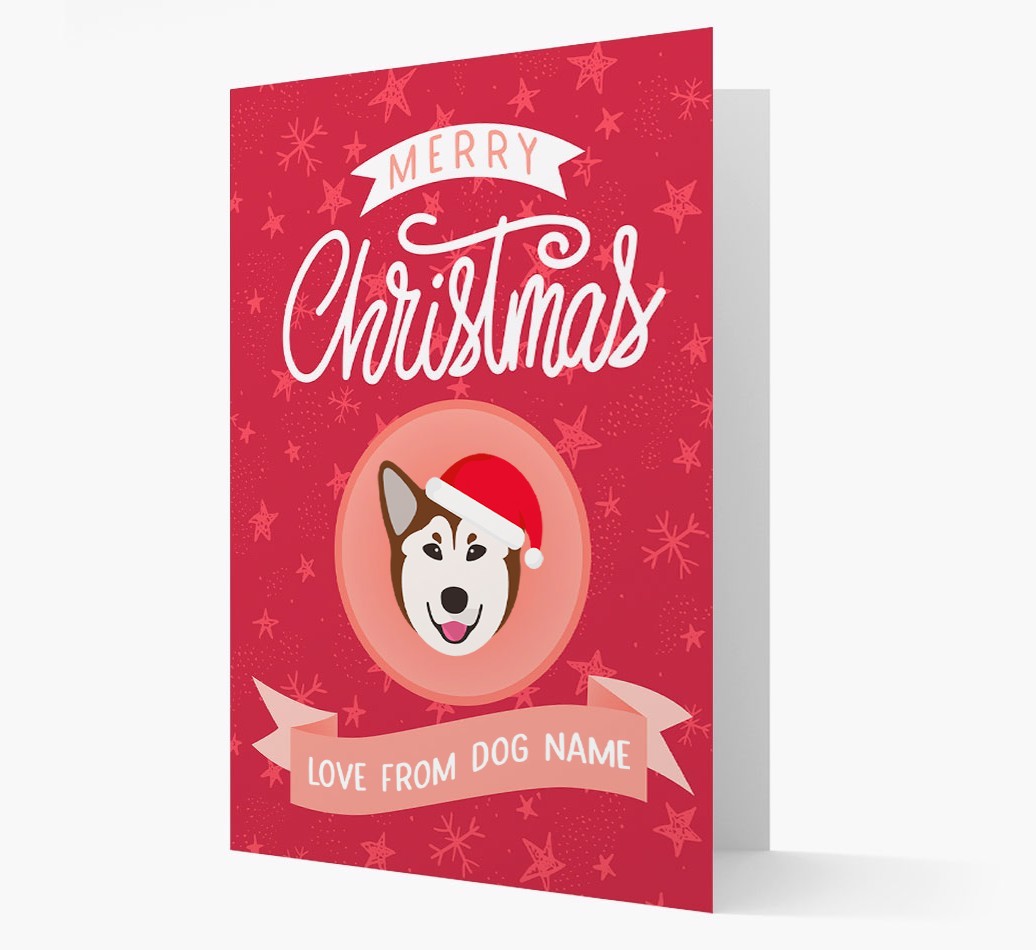 Merry Christmas: Personalized {breedFullName} Christmas Card