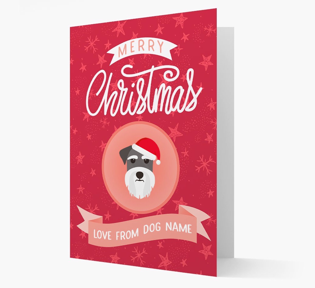 Merry Christmas: Personalized {breedFullName} Christmas Card