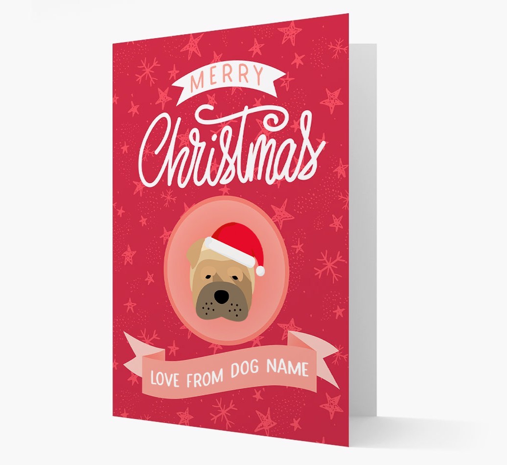 Merry Christmas: Personalised {breedFullName} Christmas Card