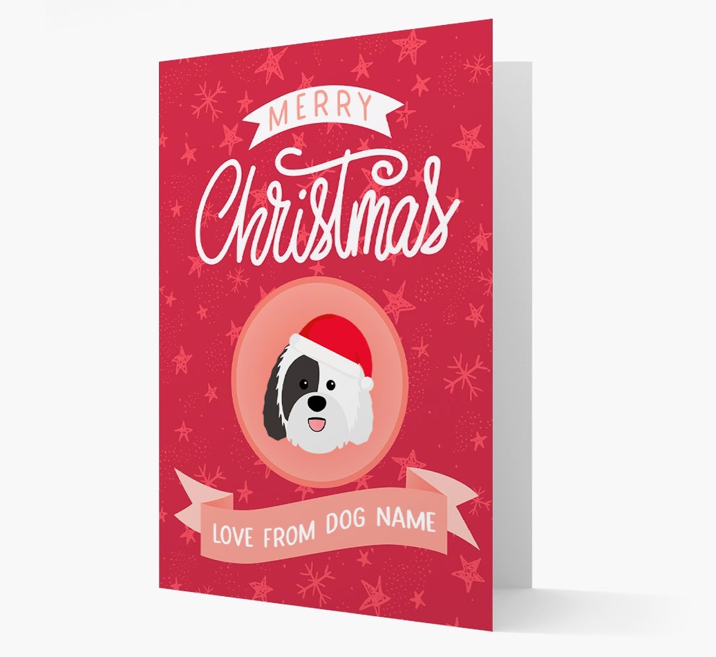 Merry Christmas: Personalized {breedFullName} Christmas Card
