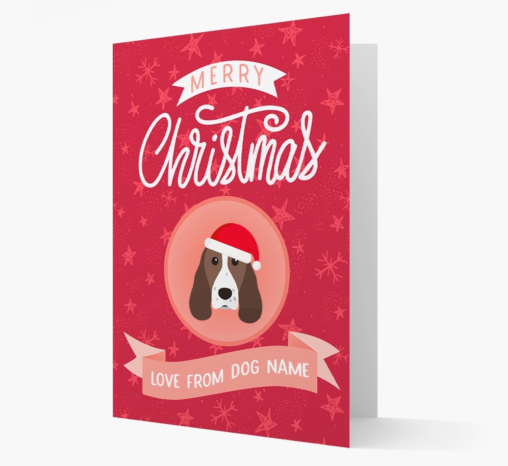 Merry Christmas: Personalised {breedFullName} Christmas Card