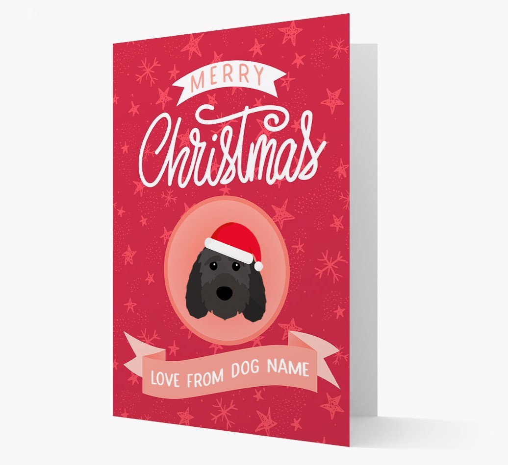 Merry Christmas: Personalized {breedFullName} Christmas Card